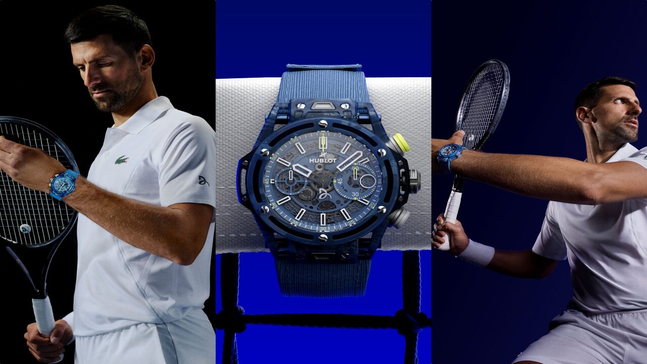 Hublot Luncurkan Big Bang Unico Novak Djokovic Desain Jam Tangan dari Raket dan Baju Tenis