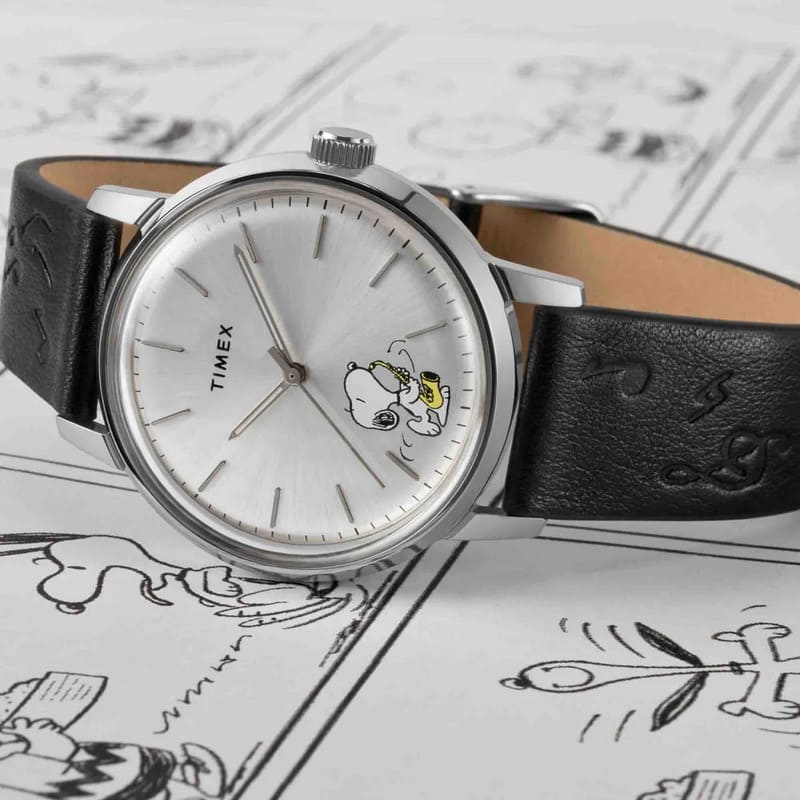 Kolaborasi Unik Timex X Peanuts Hadirkan Jam Tangan Marlin Automatic TW2W68800 Bertema Snoopy