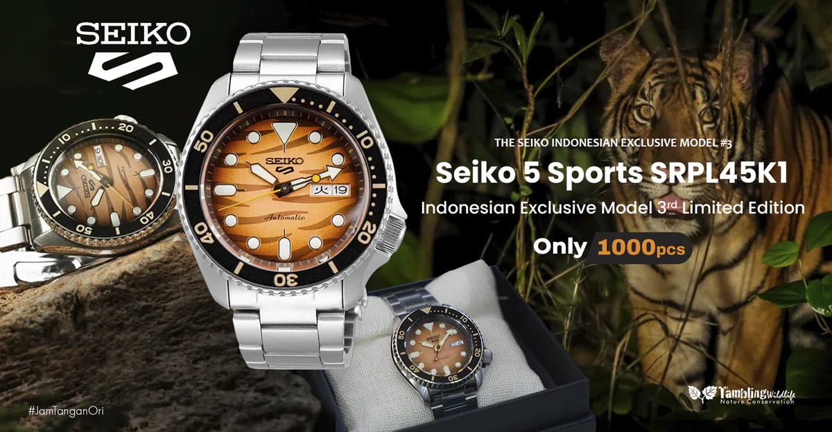 Seiko 5 Sports SRPL45K1: Jam Tangan Edisi Terbatas Eksklusif untuk Indonesia