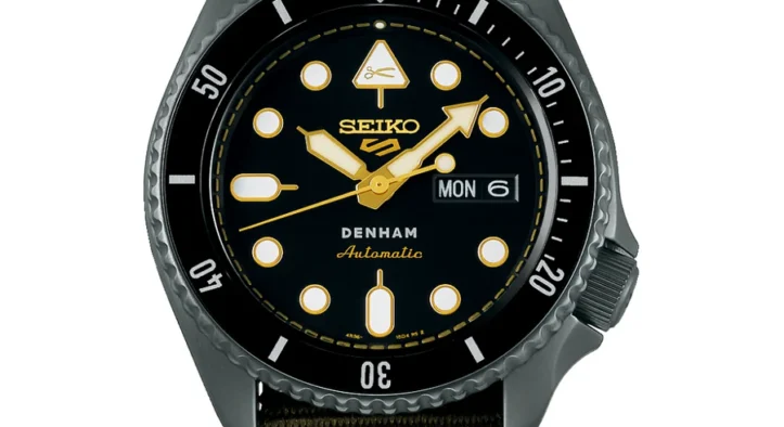 Seiko 5 Sports x Denham: SRPL37K1 Limited Edition Perpaduan Elegan dengan Gaya Denim