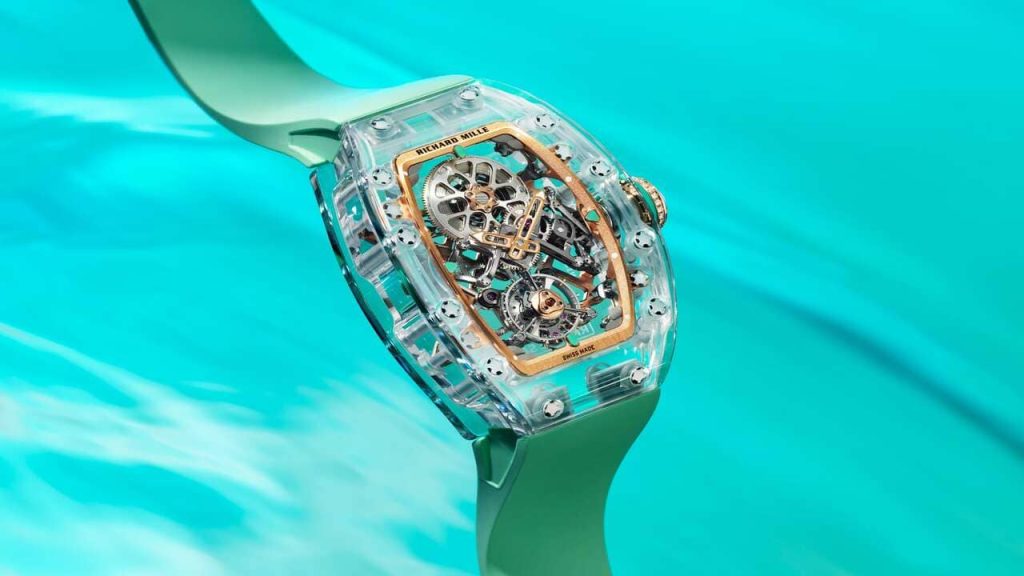 Richard Mille RM 75-01 Tampil dengan Desain Sapphire Transparan dan Turbillon Melayang