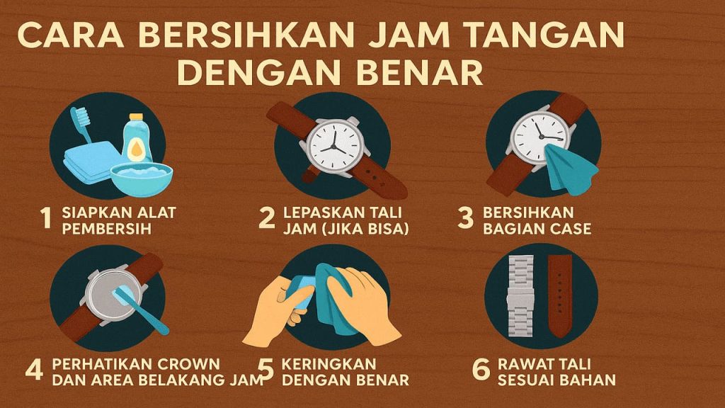 Cara Bersihkan Jam Tangan dengan Benar agar Tetap Awet dan Tahan Lama