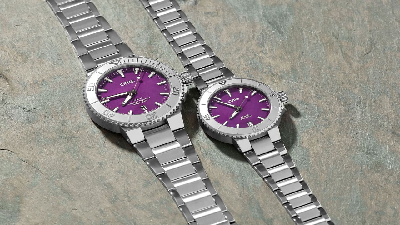 Oris dan Ben Bridge Hadirkan Jam Tangan Couple Eksklusif Bernuansa Ungu