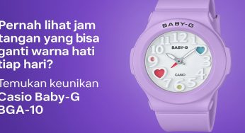 Casio Baby-G BGA-10, Jam Tangan yang Mengganti Warna Hati Setiap Hari