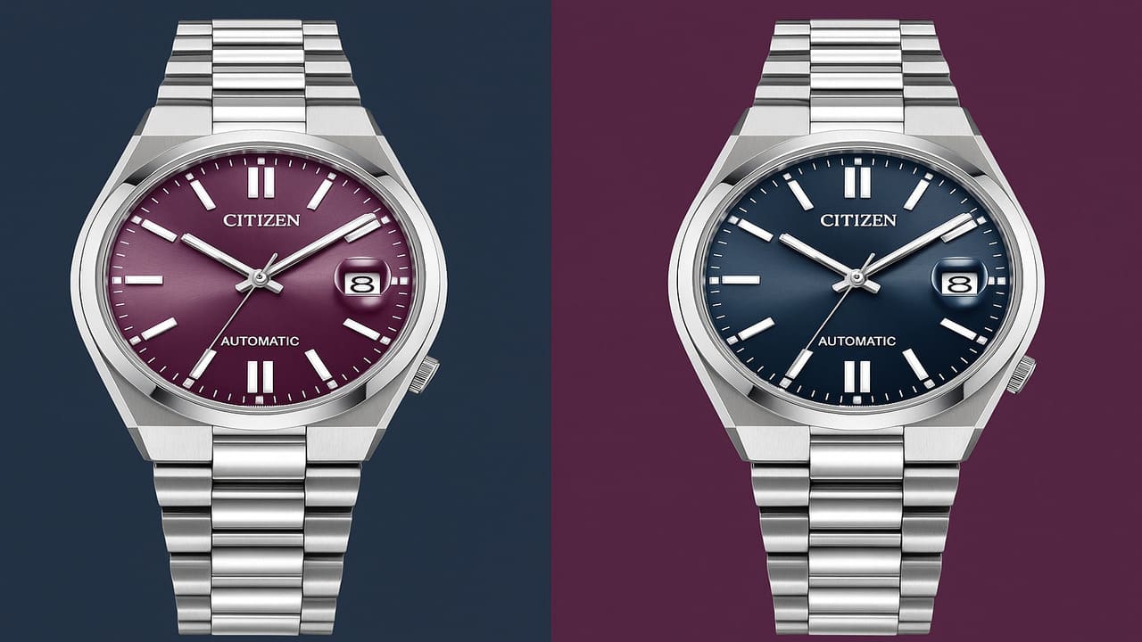 Citizen Tsuyosa 37mm: Jam Terbaru dengan Dial Ungu dan Biru Tua yang Menawan