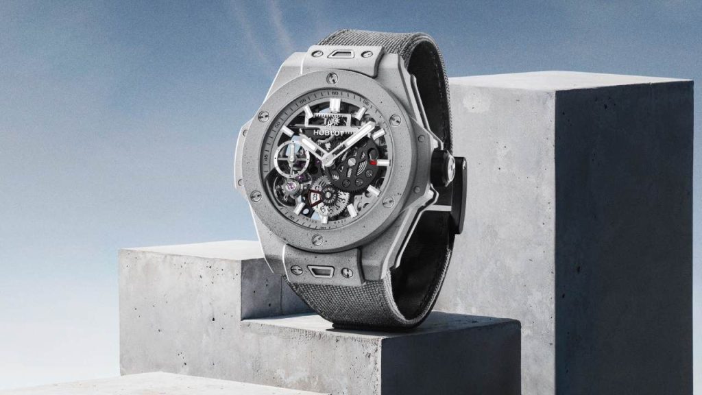 Hublot Big Bang MECA-10 Concrete Jungle Arloji Avant-Garde Berbalut Beton Urban