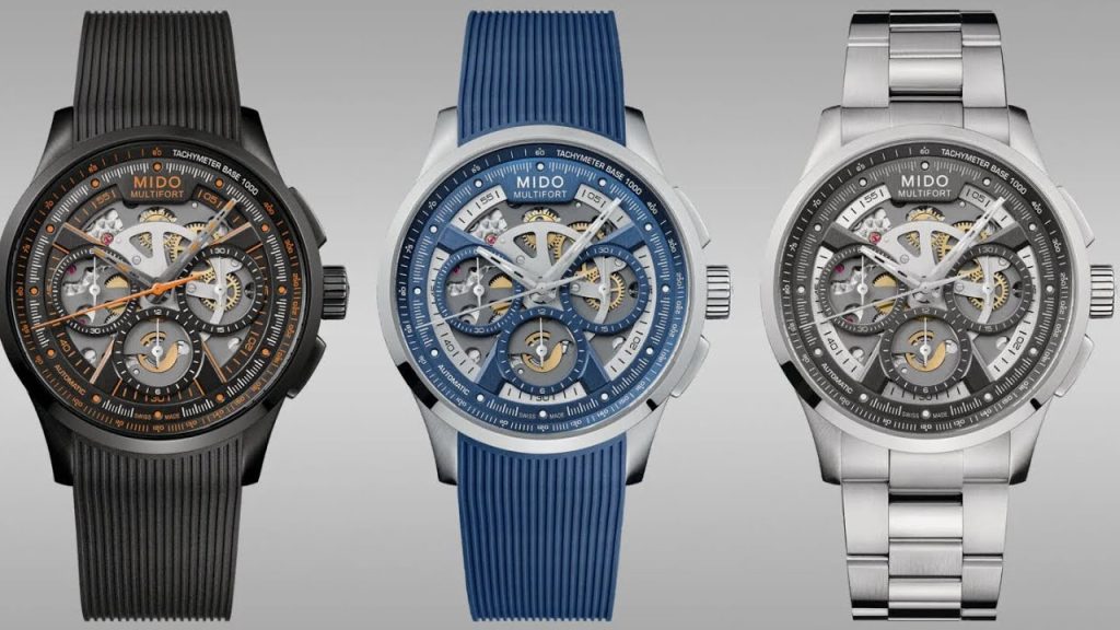 Mido Multifort Skeleton Chronograph Hadir Dengan Kombinasi Racing dan Skeleton Dial