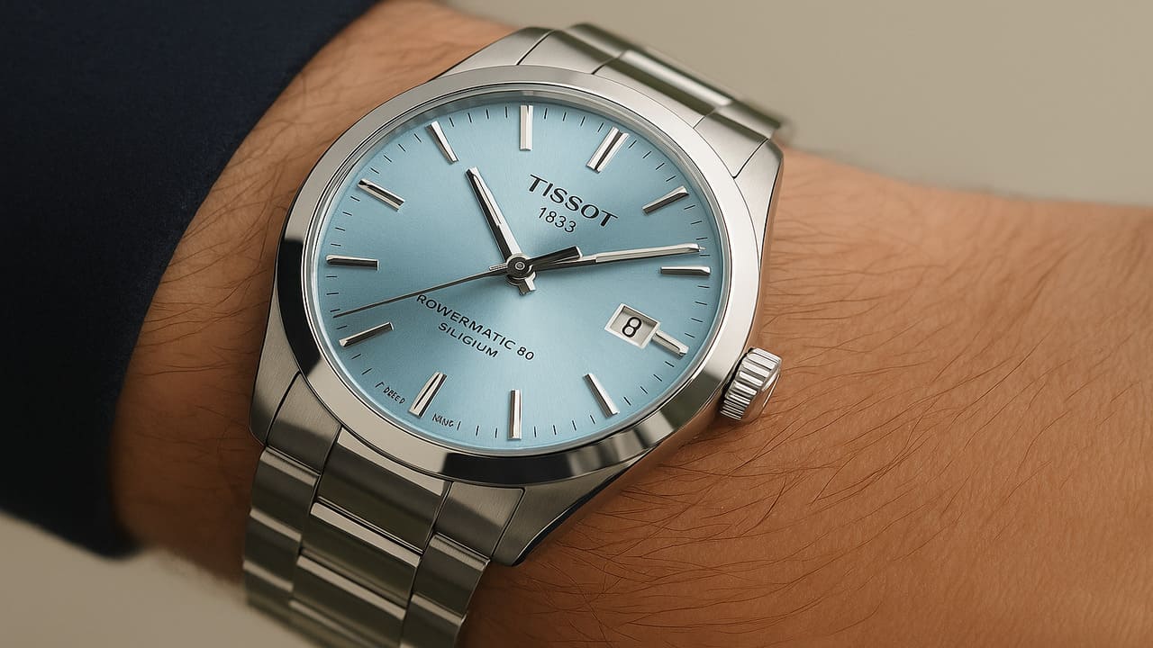 Tissot Gentleman Powermatic Hadir Dalam Warna Ice Blue Dial yang Menawan