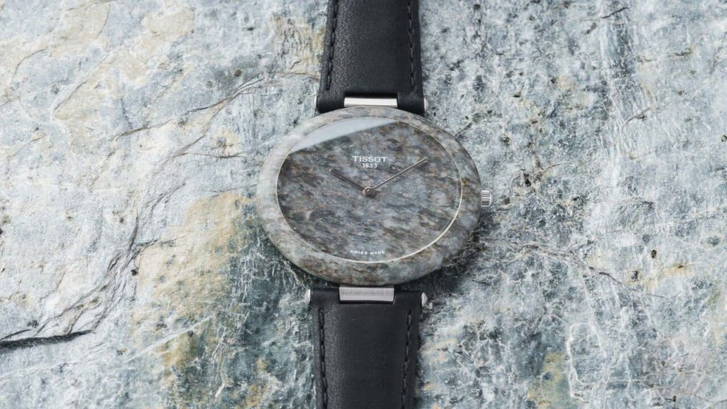 Koleksi Langka Tissot RockWatch Jam Tangan dari Batu Granit Jungfrau dengan Sentuhan Modern